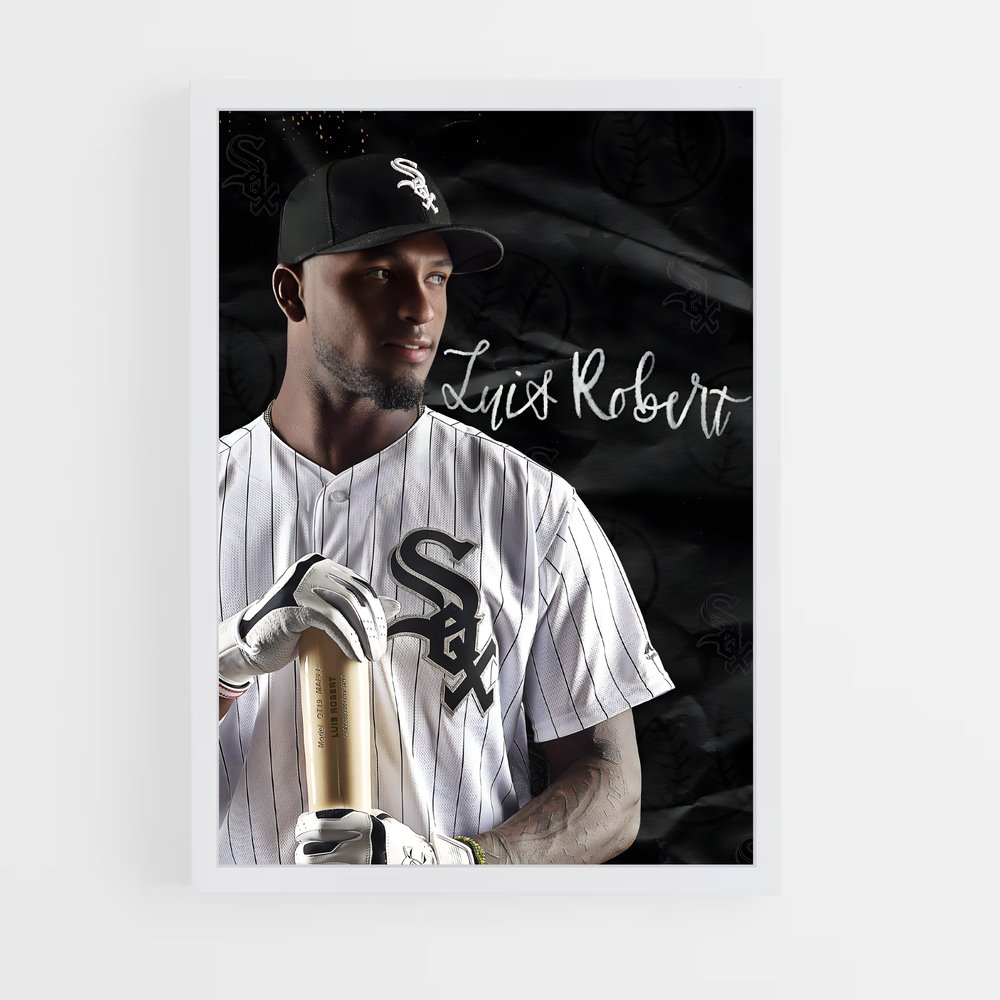 Poster Luis robert – affiche Baseball (vue 3)